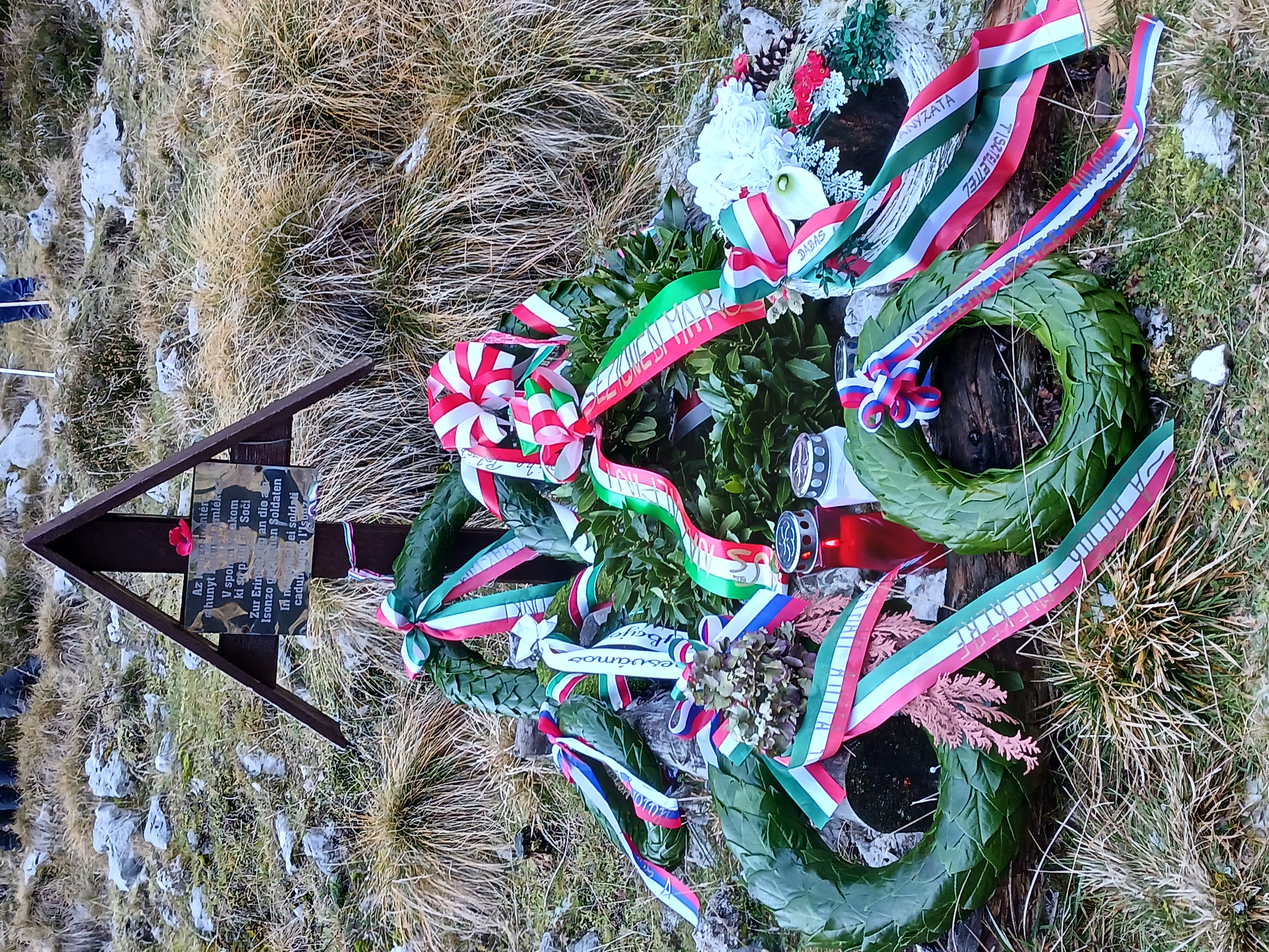 Krn Memorial Hike and Wreathy Laying at the Hungarian Cross